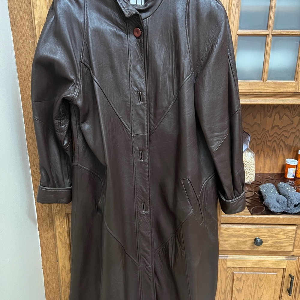LNR 80’s Leather Coat